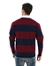 Guinness Wine and Navy Striped Rugby Jersey - JIG2013X-HGL