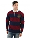 Guinness Wine and Navy Striped Rugby Jersey - JIG2013X-HGL